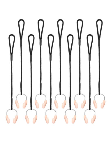 Hiboom 10 Tapones de Nariz de Silicona para Natación Ajustables