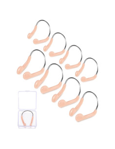 Clip de Nariz para Nadar Norme 12 Piezas Beige Ajustable
