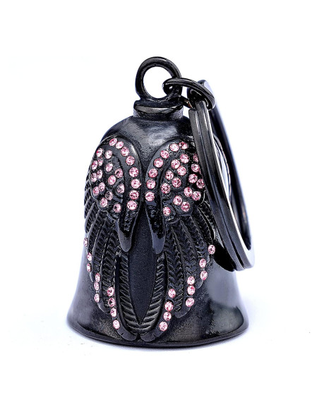 Campana de Motocicleta CYZBTBl 3D Rosa de Acero Inoxidable