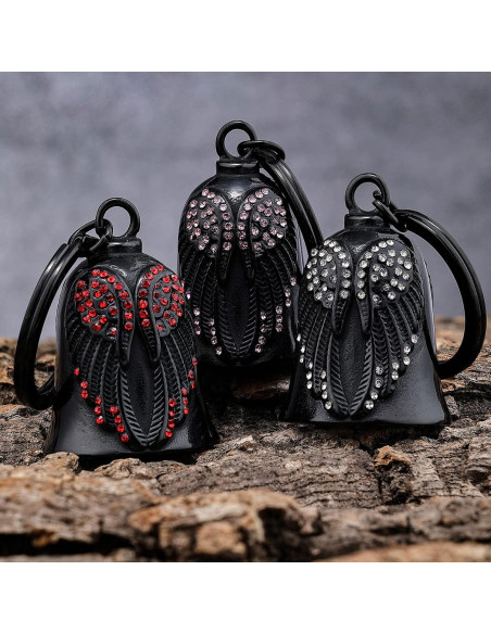 Campana de Motocicleta CYZBTBl 3D Rosa de Acero Inoxidable