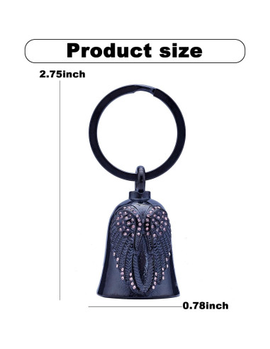 Campana de Motocicleta CYZBTBl 3D Rosa de Acero Inoxidable