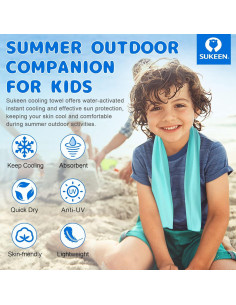 Toalla de Enfriamiento Sukeen para Niños 78.74x22.86 cm 2