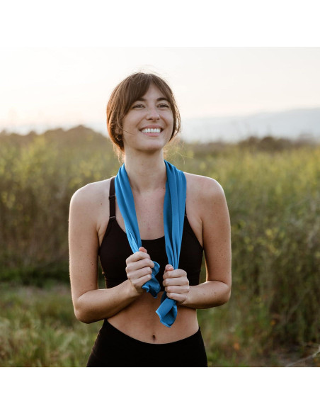 Paquete de 2 Toallas Enfriadoras Hero Microfibra 101.6x30.5cm