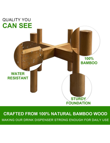 Soporte ajustable para dispensador de agua MinBoo 15-28 cm