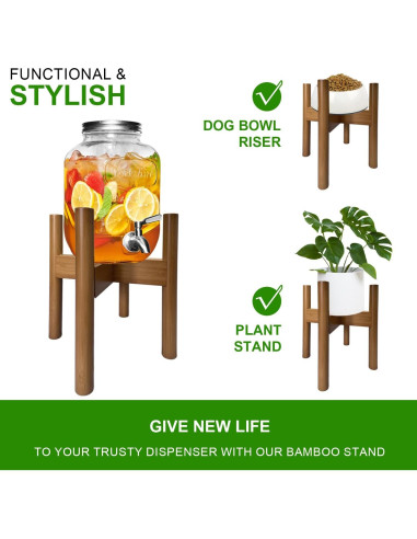 Soporte ajustable para dispensador de agua MinBoo 15-28 cm