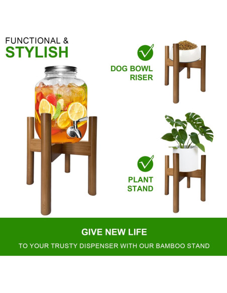 Soporte ajustable para dispensador de agua MinBoo 15-28 cm