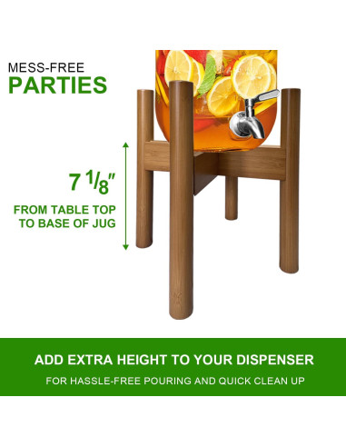 Soporte ajustable para dispensador de agua MinBoo 15-28 cm