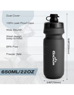 Soporte para Botella de Agua GXCROR ZPSHJ-14-1 650ml 2