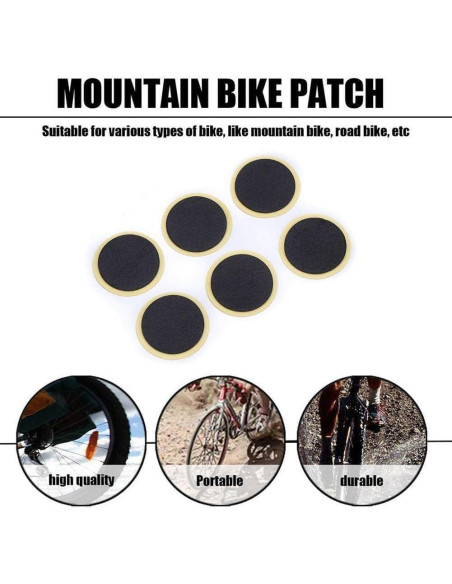 Kit de Parche para Neumáticos de Bicicleta Seadiquiet 20 Piezas