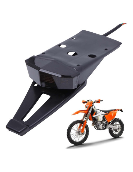 Luz Trasera LED de Freno Opciones Ricas Humo para Motocicletas