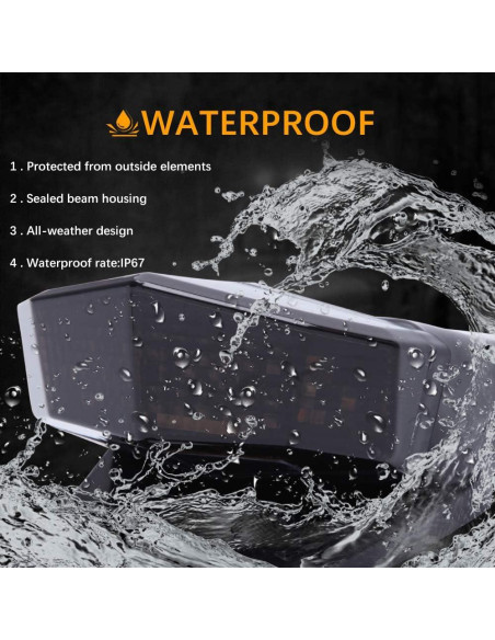 Luz Trasera LED de Freno Opciones Ricas Humo para Motocicletas