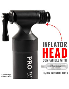 Inflador de CO2 Pro Bike Tool para Bicicletas - Negro 2