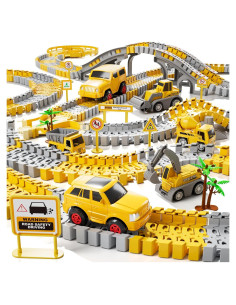 Juguetes de Pistas de Carreras iHaHa 236 PCS para Niños