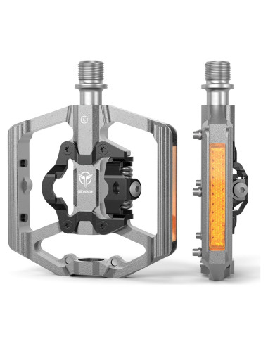 Pedales de Bicicleta de Montaña GEWAGE Doble Función 9/16