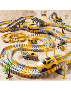 Juguetes de Pistas de Carreras iHaHa 236 PCS para Niños 2