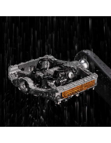 Pedales de Bicicleta de Montaña GEWAGE Doble Función 9/16