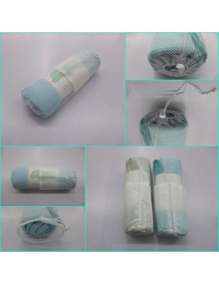 Paquete 2 Toallas de Yoga Antideslizantes WonderVibes 178x61cm