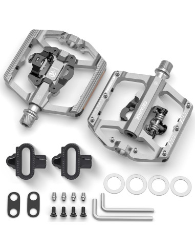 Pedales de Bicicleta de Montaña GEWAGE Doble Función 9/16