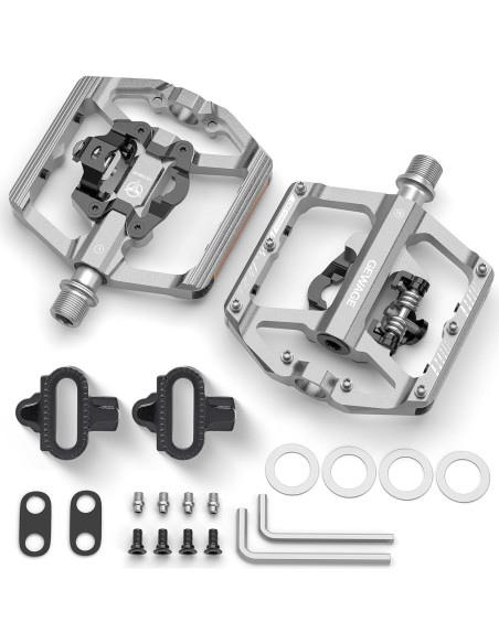 Pedales de Bicicleta de Montaña GEWAGE Doble Función 9/16