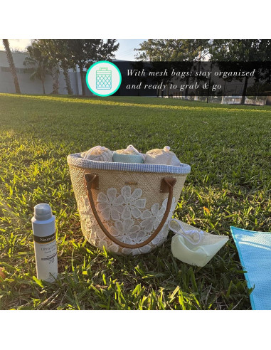 Paquete 2 Toallas de Yoga Antideslizantes WonderVibes 178x61cm