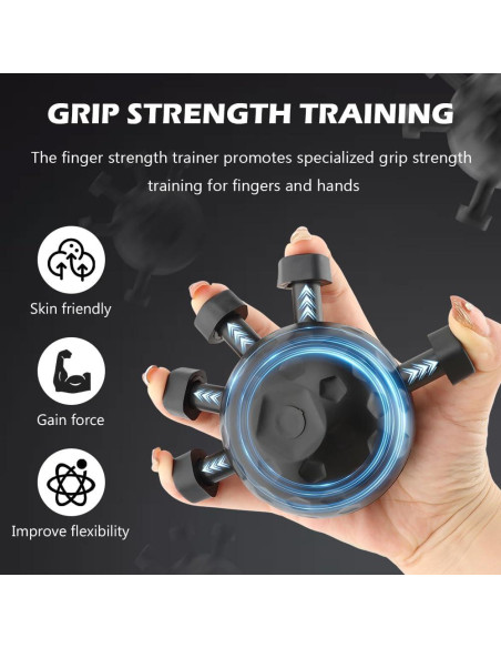 Ejercitador de Fuerza de Dedos Ranjaner - Portátil y Ergonómico