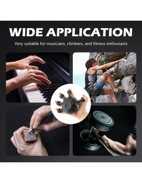 Ejercitador de Fuerza de Dedos Ranjaner - Portátil y Ergonómico