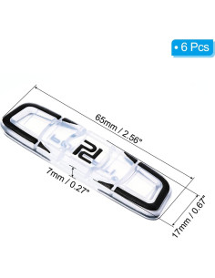 Amortiguador de Vibración para Raquetas de Tenis PATIKIL - Silicona 2