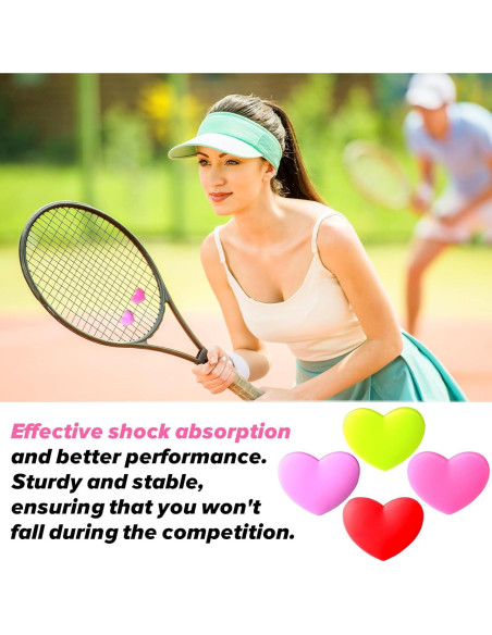 Amortiguadores de Tenis Xinjoduz 8 Pcs Silicona Corazón