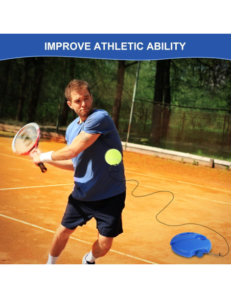 Entrenador de Tenis PULEEBO con 3 Bolas y Amortiguadores