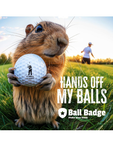 Sello de Balón de Golf HODL 21 Reutilizable para Identificación