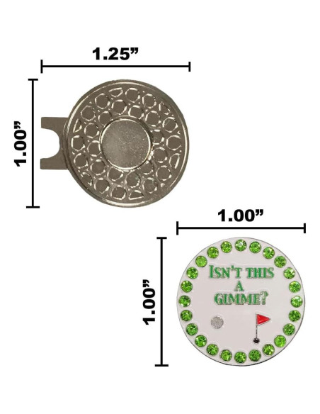 Marcador de Pelota de Golf Giggle Golf con Clip Magnético