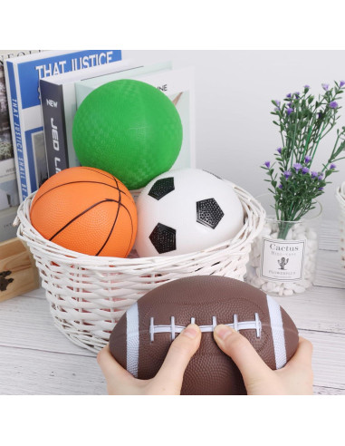 Set de 4 Balones Deportivos LovesTown para Niños - Multicolor