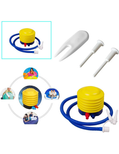 Bomba de Aire Manual SquEqu para Pelotas y Flotadores 10.16 cm