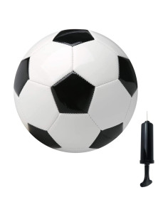 Balón de Fútbol SPDTECH Tamaño 3 PU Blanco Negro con Bomba