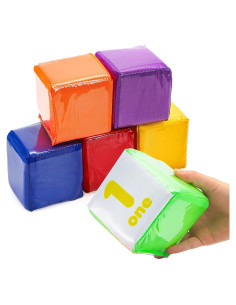 Dados de Juego Educativos Yesland 6 Piezas 9.9 cm Suaves