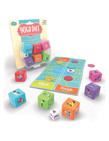 Juego de Dados de Yoga ThinkFun para Niños 6 Años en Adelante