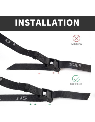 Anillas de Gimnasia de Madera Gymbigger 1500lbs 4.5m Ajustables