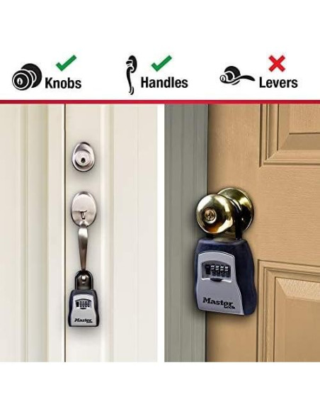 Caja de Llave Master Lock 5400EC Negra para 5 Llaves