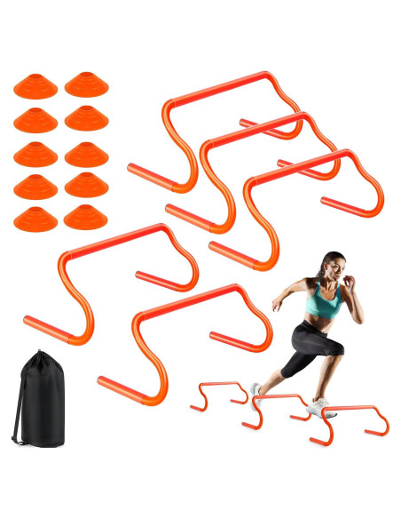 Equipo de Entrenamiento de Agilidad SMTPDT - 5 Vallas y 10 Conos