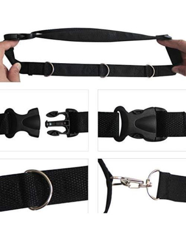 Paracaídas de Resistencia Bfsmile 142 cm con Cinturón Ajustable