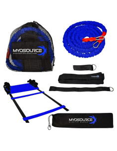 Kit de Escalera de Agilidad y Cuerda Kinetic Bands - Mediano