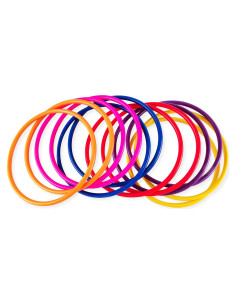 Juego de Lanzamiento de Anillos de Plástico Super Z Outlet - 12 Piezas