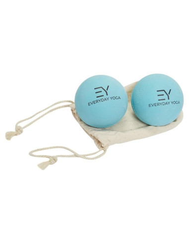 Bola de Masaje Terapéutica Yoga Diario Aqua - Set de 2 - 6.35 cm