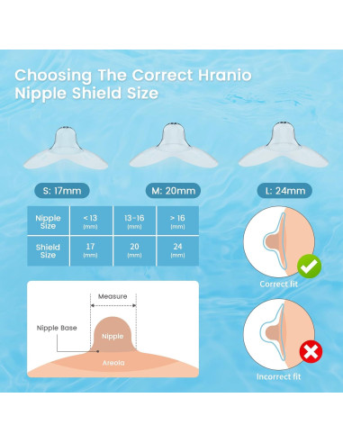 Protectores de Pezón de Silicona Médica 24mm para Lactancia