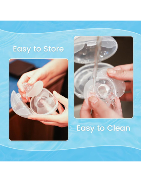Protectores de Pezón de Silicona Médica 24mm para Lactancia