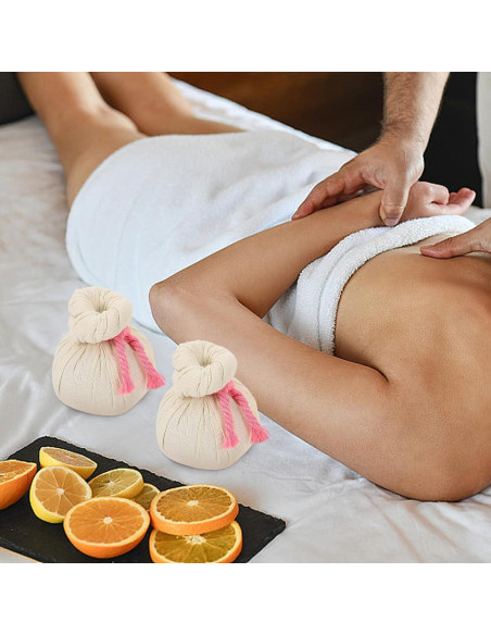 Bola de Compresión para Masaje Beavorty 2 Pcs Beige 8cm