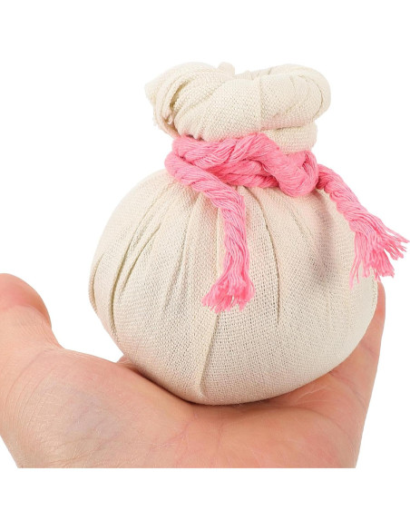 Bola de Compresión para Masaje Beavorty 2 Pcs Beige 8cm