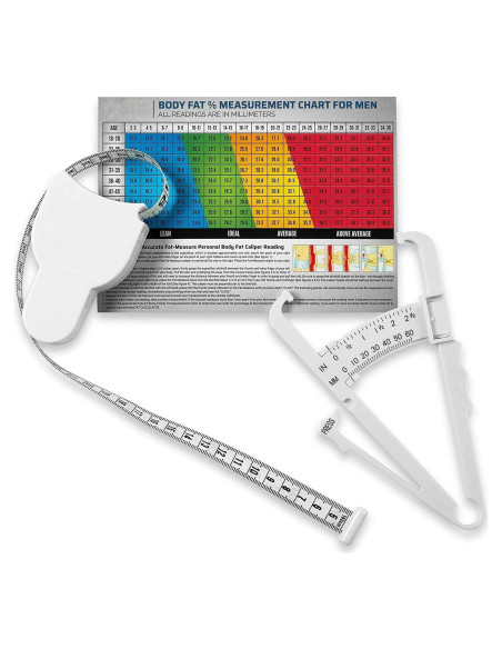 Calibrador de Grasa Corporal y Cinta Métrica RL Treats - Precisión y Durabilidad