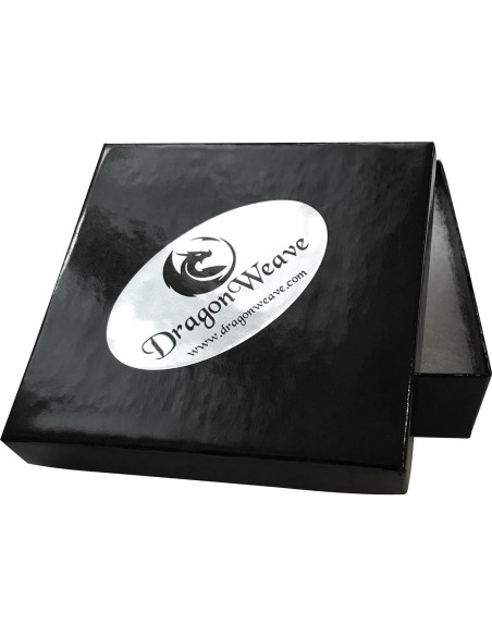 Cadena de Bolas de Acero Plateado 9.5mm DragonWeave para Hombres