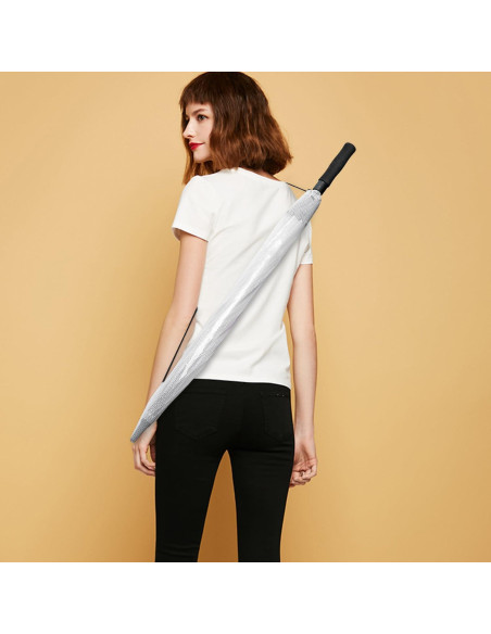 G4Free Paraguas de Golf Transparente 157 cm Automático